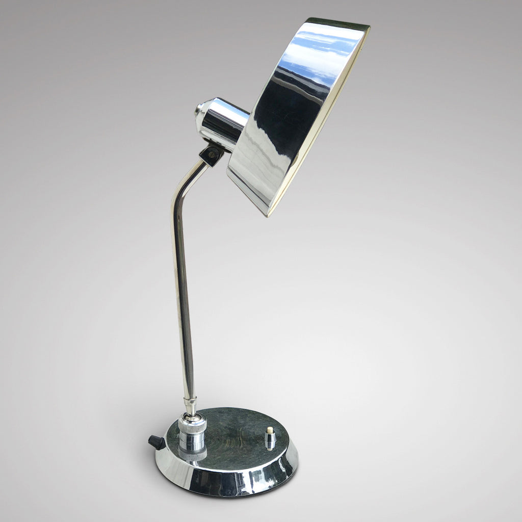 Mid Century Adjustable Chrome Desk Lamp - Main View - 4