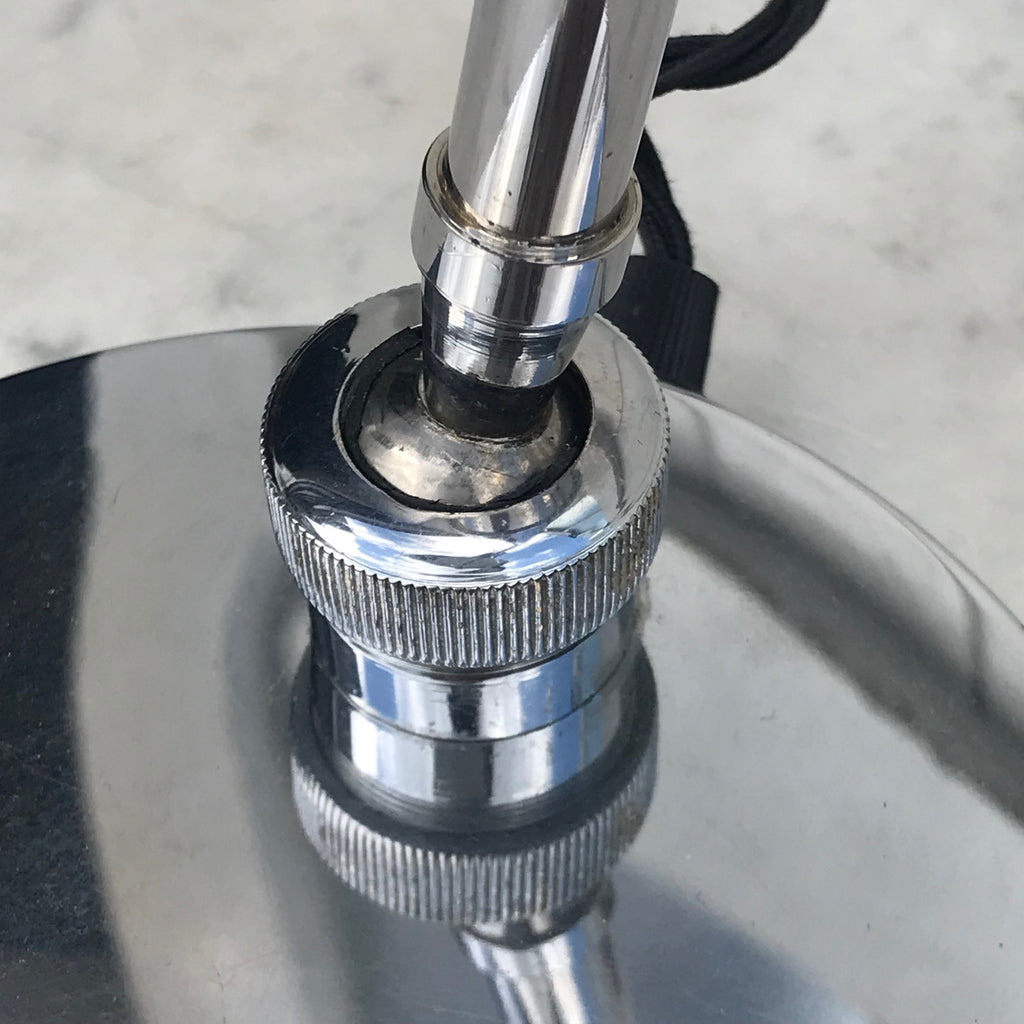 Mid Century Adjustable Chrome Desk Lamp - Detail View - 5