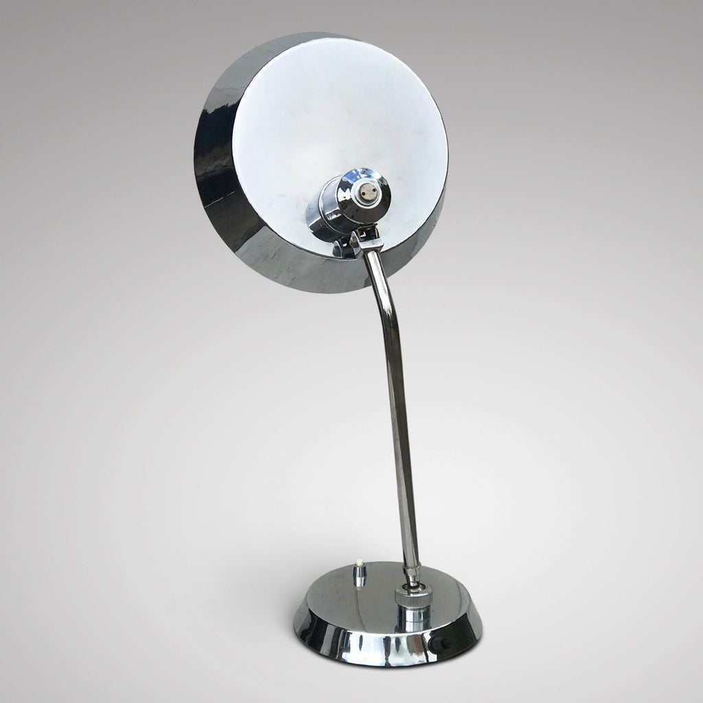 Mid Century Adjustable Chrome Desk Lamp - Main View - 3