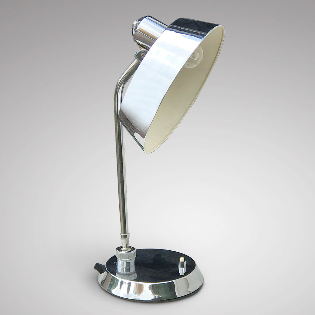Mid Century Adjustable Chrome Desk Lamp - Main View - 2