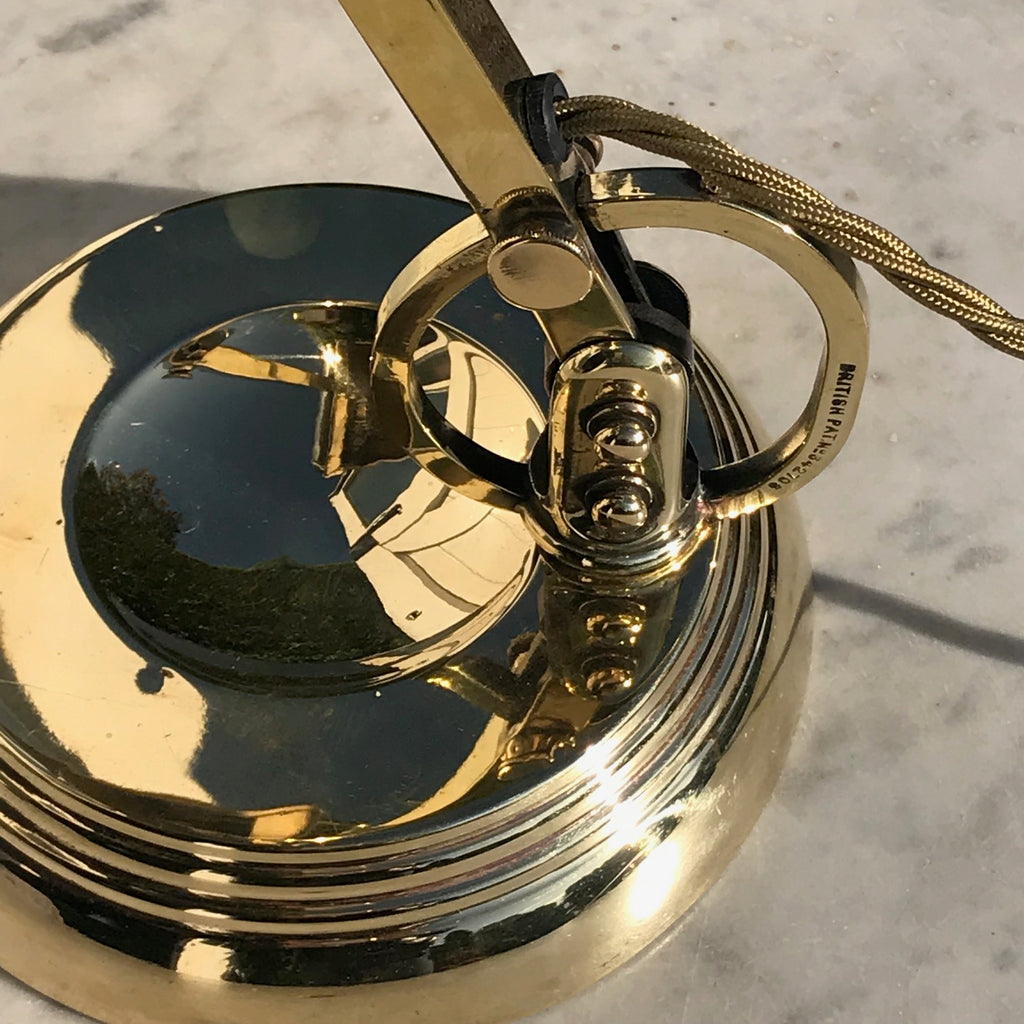Early 20th Century Brass Desk Lamp - Detail View - 3