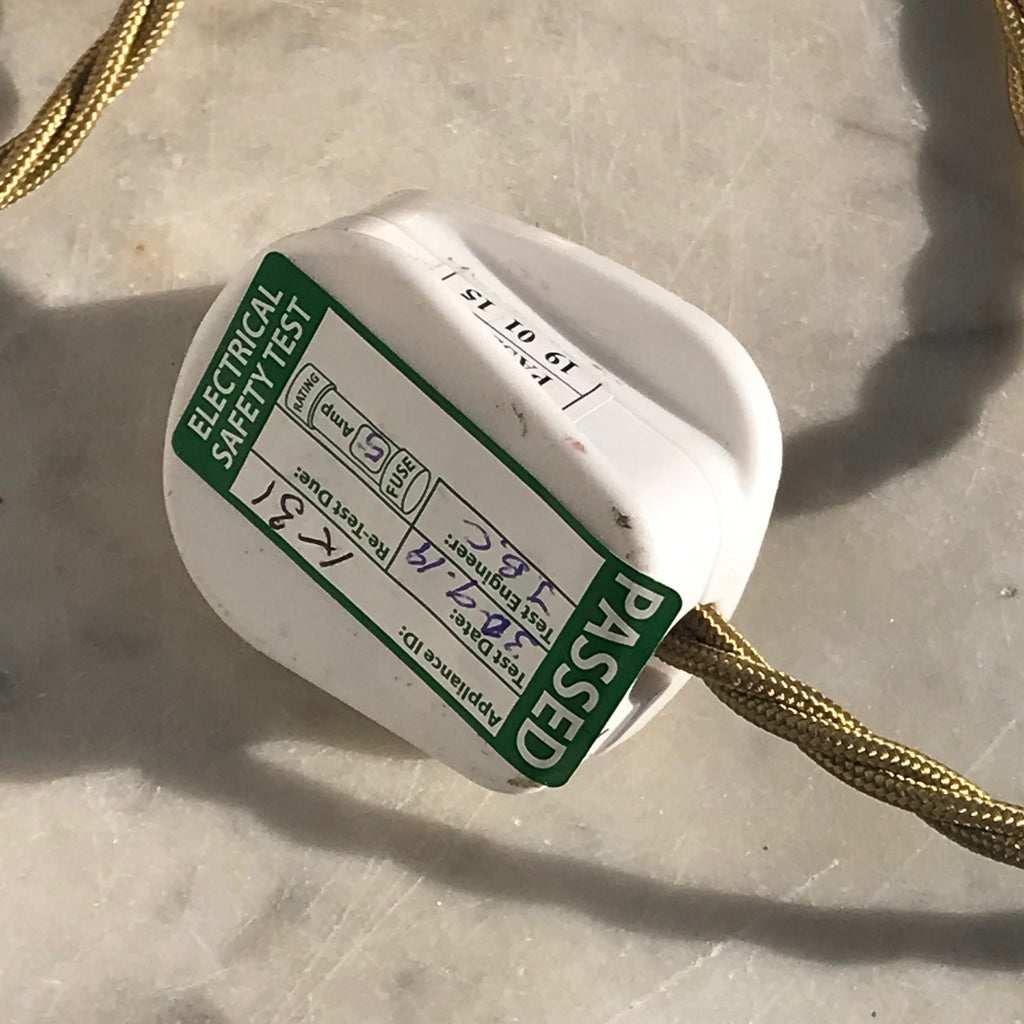 Early 20th Century Brass Desk Lamp - Detail View - 7