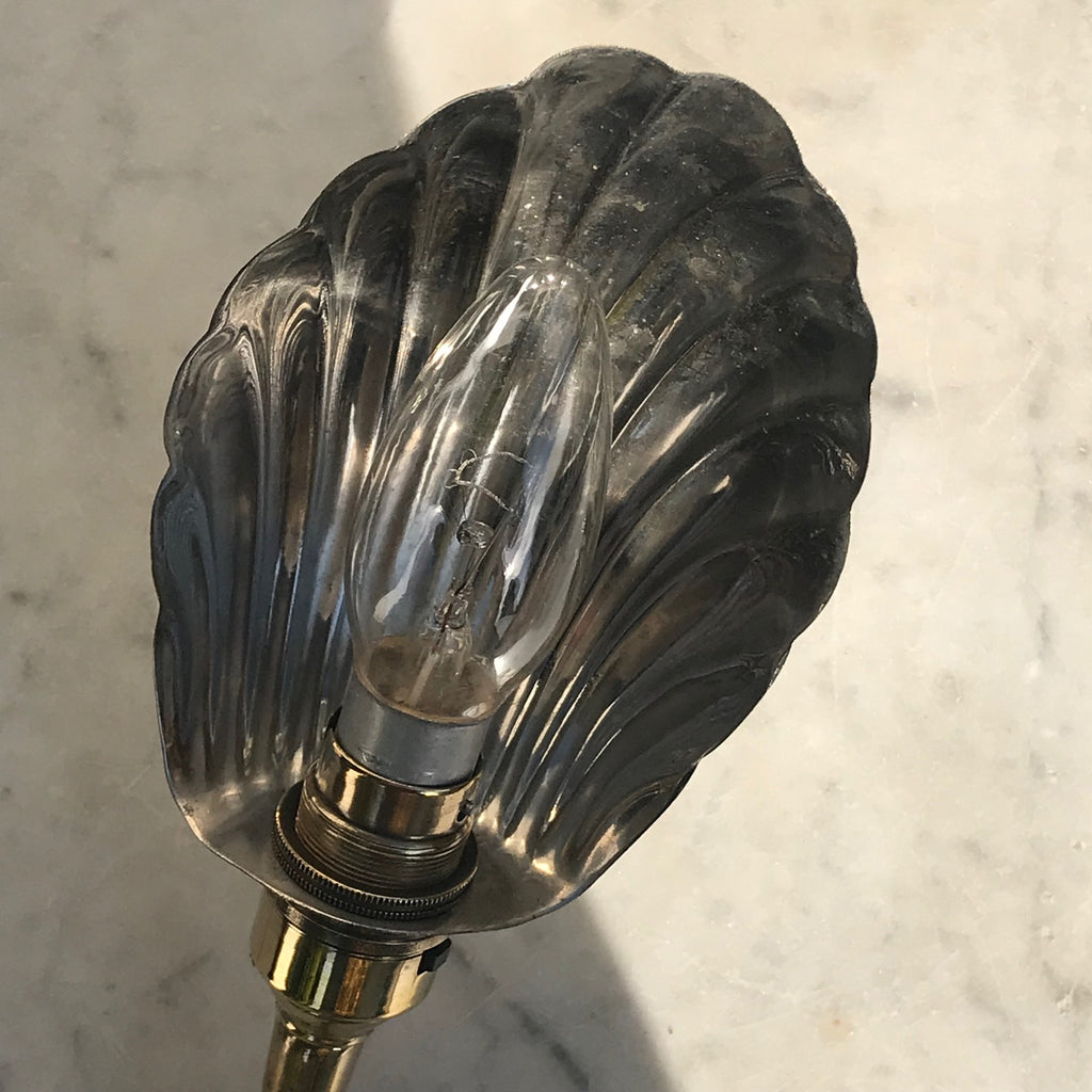 Edwardian Adjustable Brass Desk Lamp - Detail View - 5