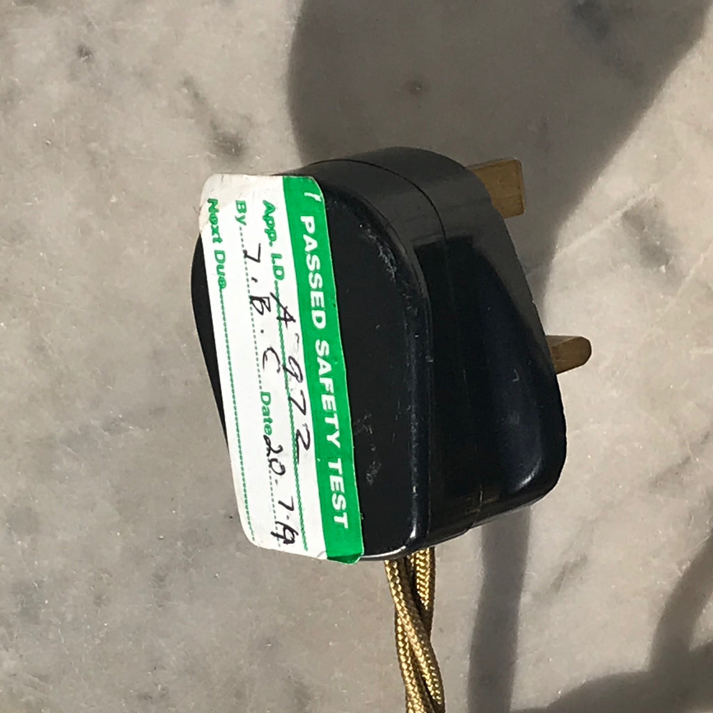 Edwardian Adjustable Brass Desk Lamp - Detail View - 6