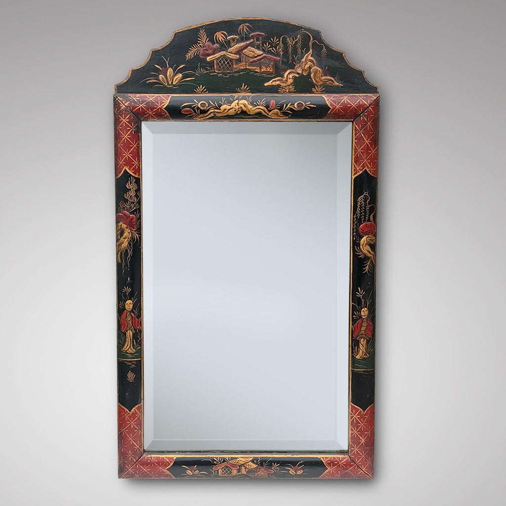 19th Century Mirror with Chinoiserie Decoration - Main View - 1