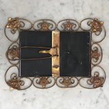 Art Nouveau Brass Photograph Frame - Back View - 6