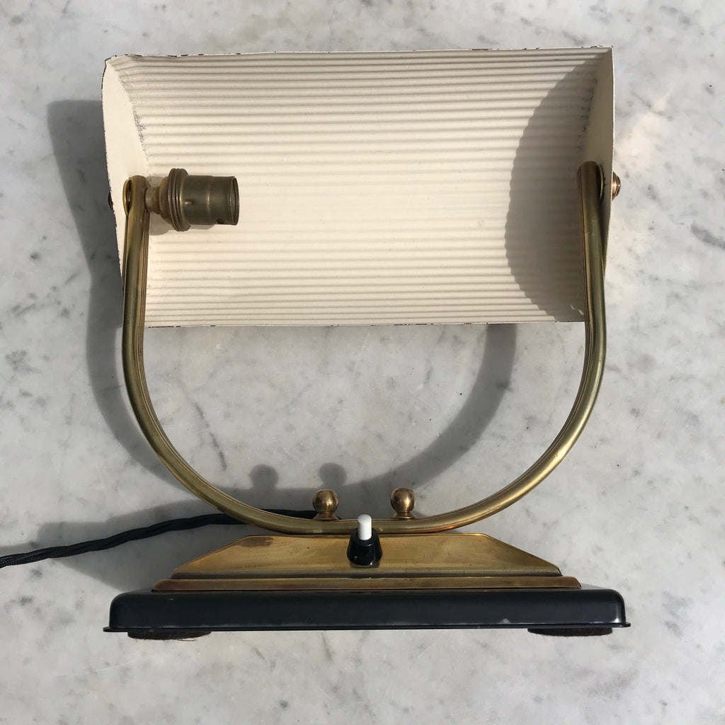 French Art Deco Desk Lamp - Detail View - 4