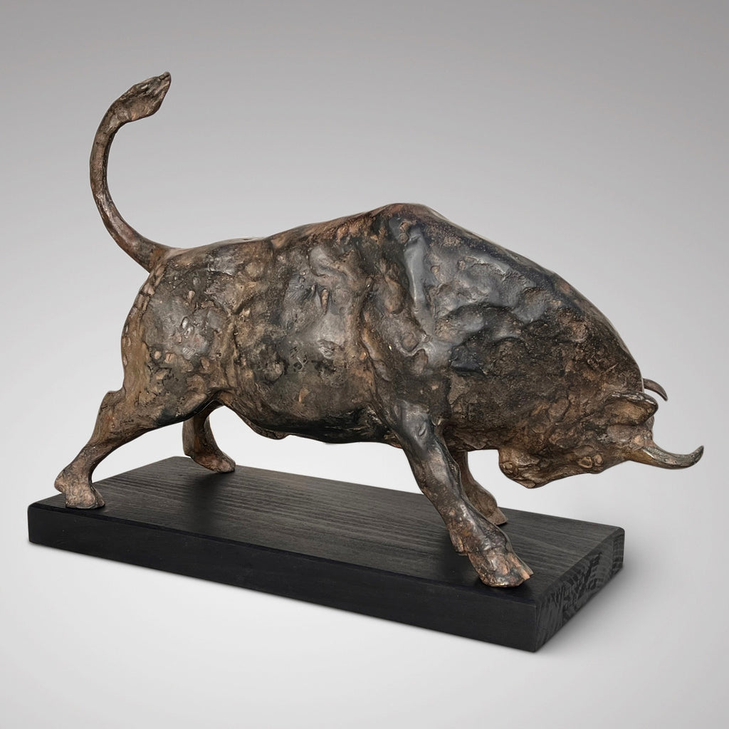Striking Bronze Bull Sculpture by Chenet - Main View - 4