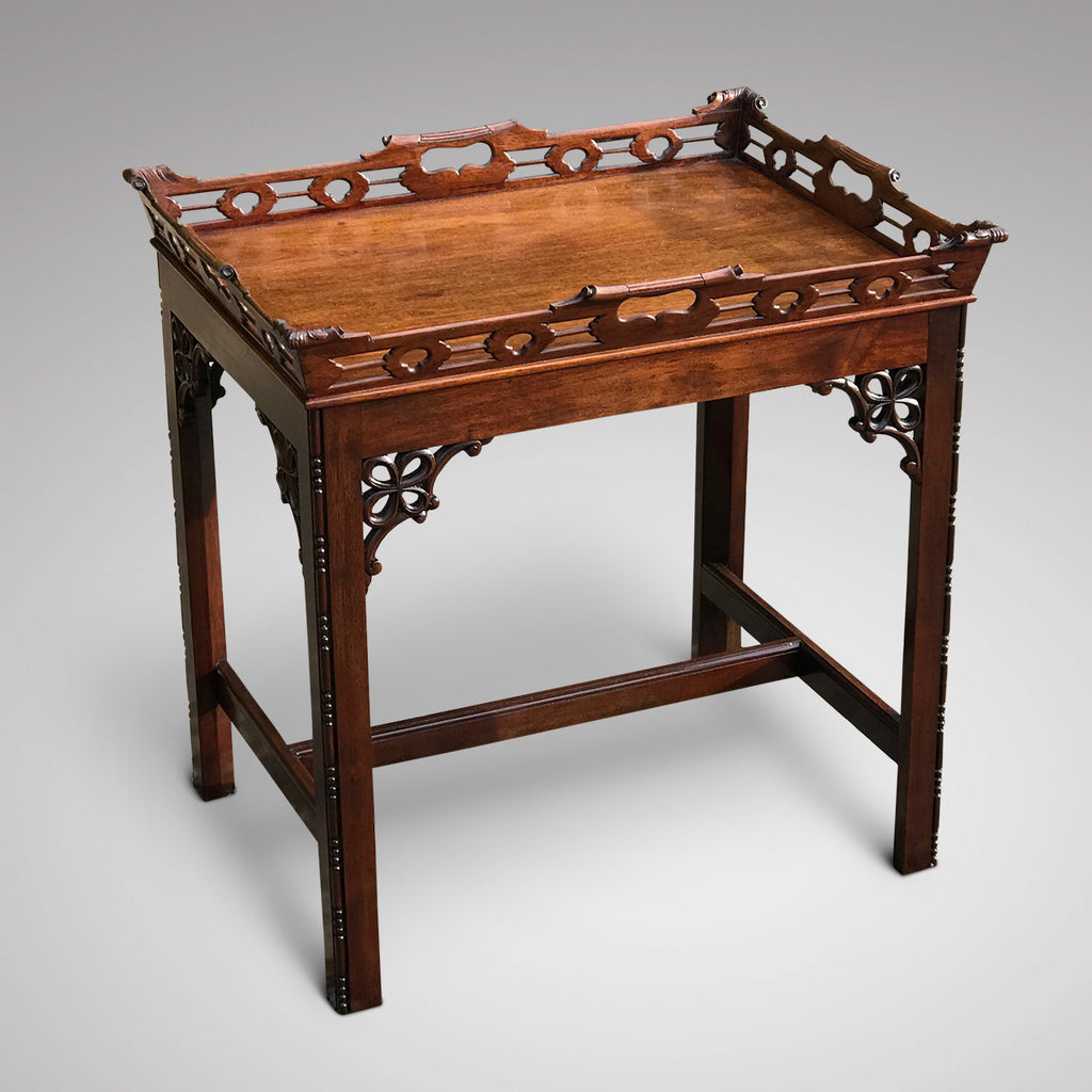 A Pair of Early 20th Century Mahogany Side Tables - Main View - 2