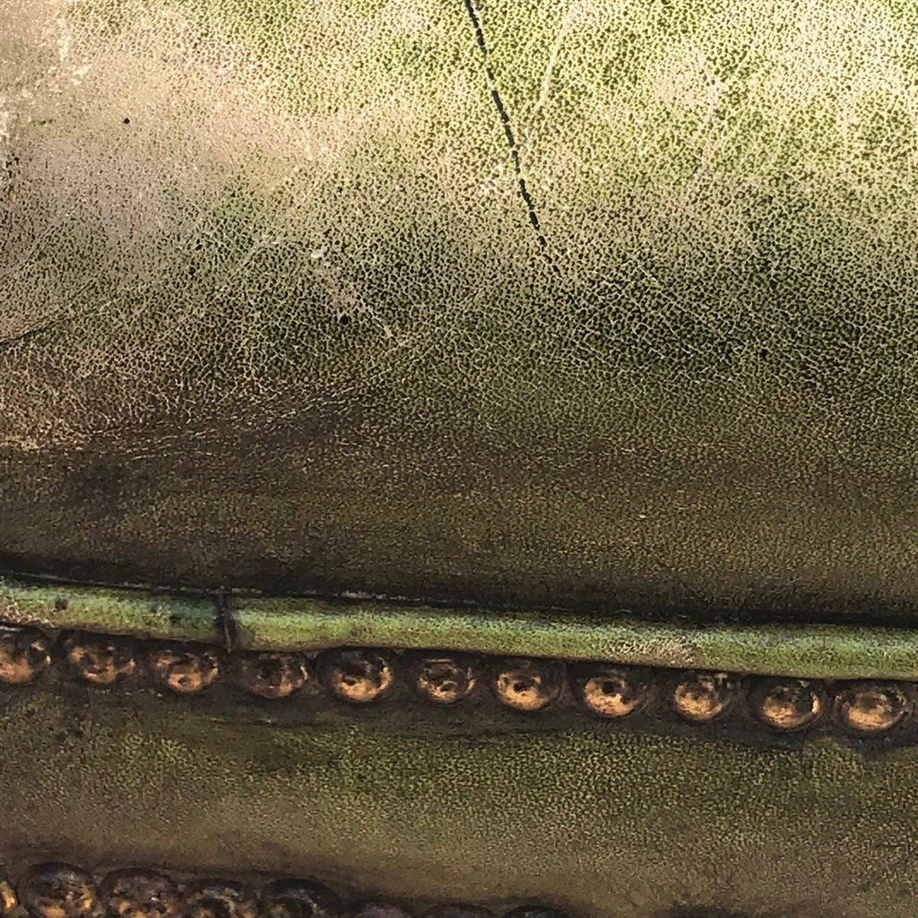 Large Georgian Style Mahogany Leather Covered Stool - 6