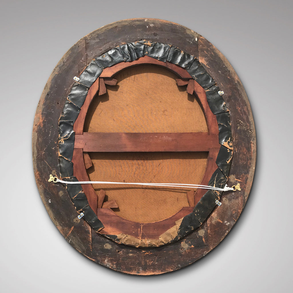 Oil Portrait of a Lady in a Ribboned Hat, Circle of Sir John Lavery RA - Back View