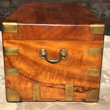 19th Century Camphor Wood Campaign Trunk - Side View - 3