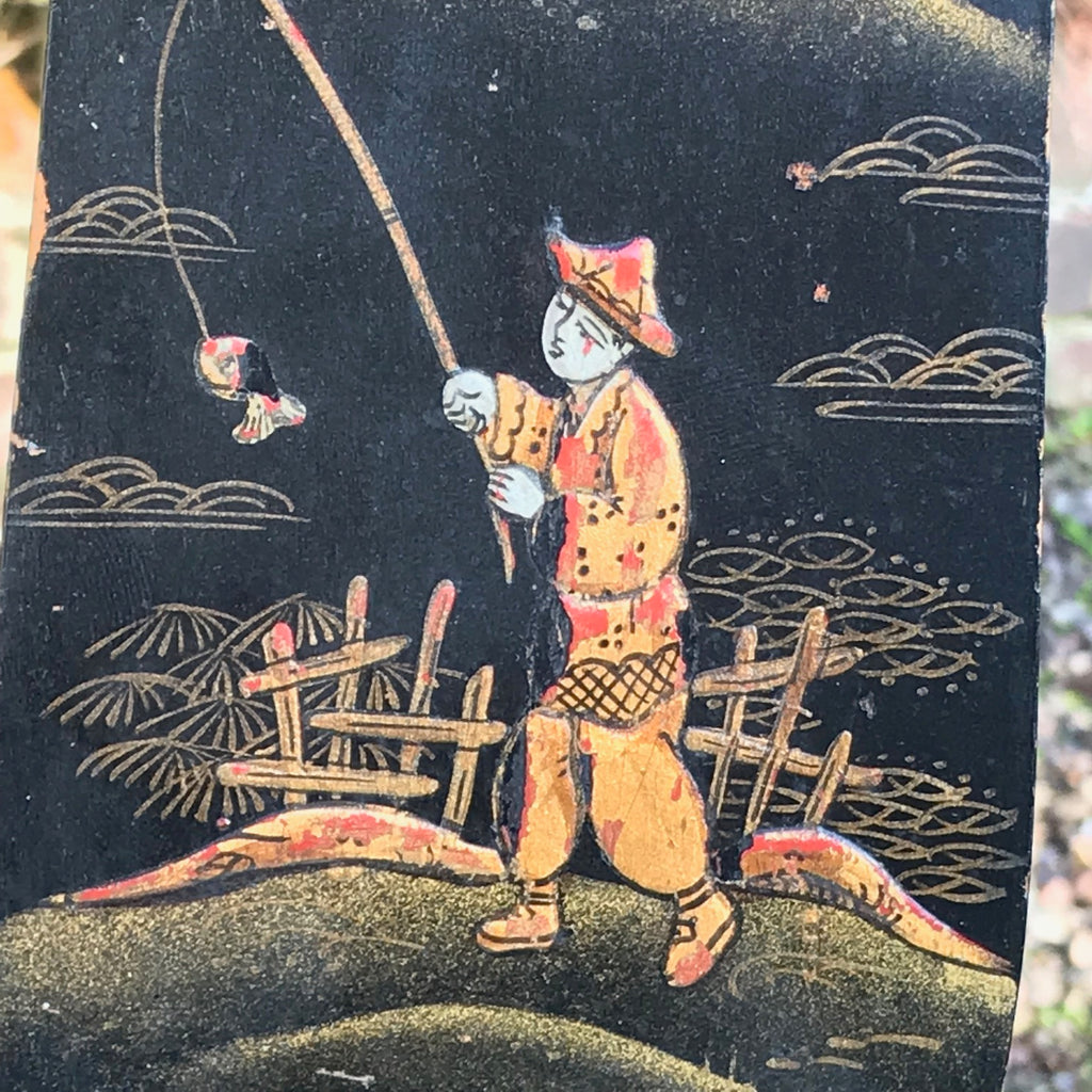 Pair of Early 20th Century Chinoiserie Side Chairs