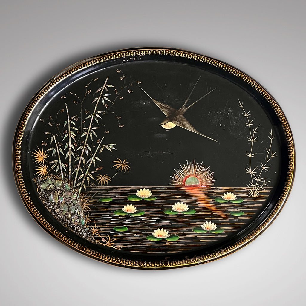 Trio of 19th Century Toleware Trays - Main View - 2