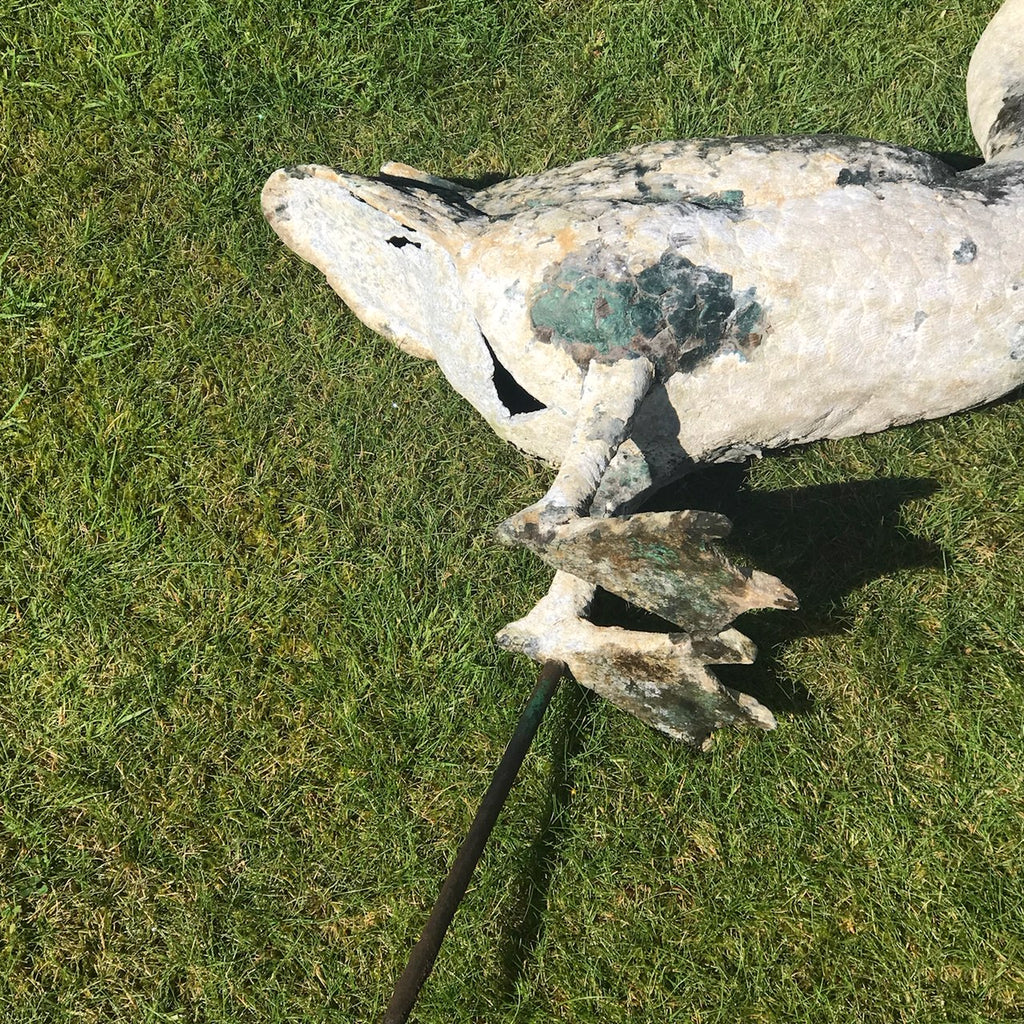 Mid Century Goose Garden Sculpture - Detail View - 5