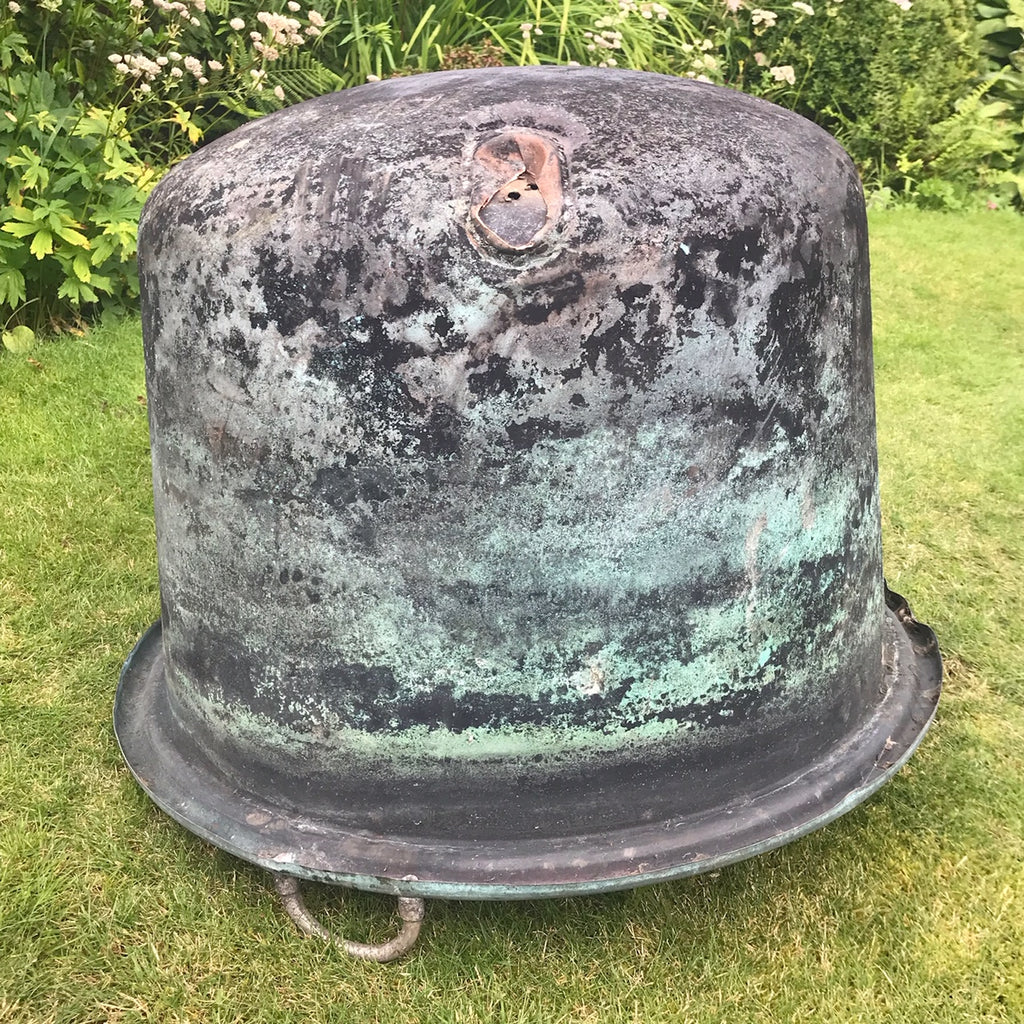 19th Century Twin Handled Copper Copper - Underside View - 8