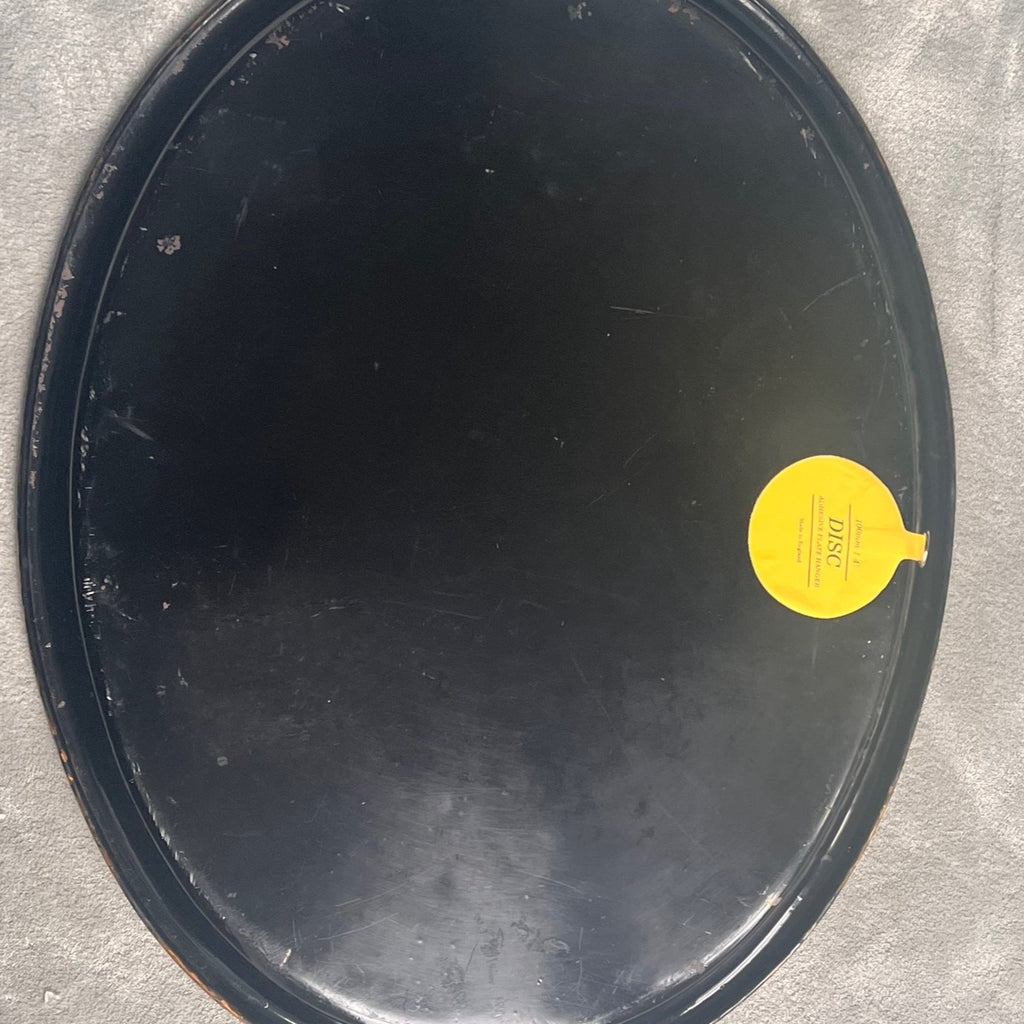 Trio of 19th Century Toleware  Trays - Back View - 6