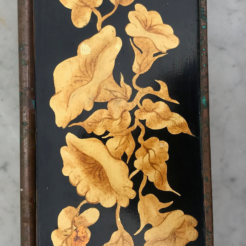 Early 20th Century Painted Copper Planter - Detail View - 5