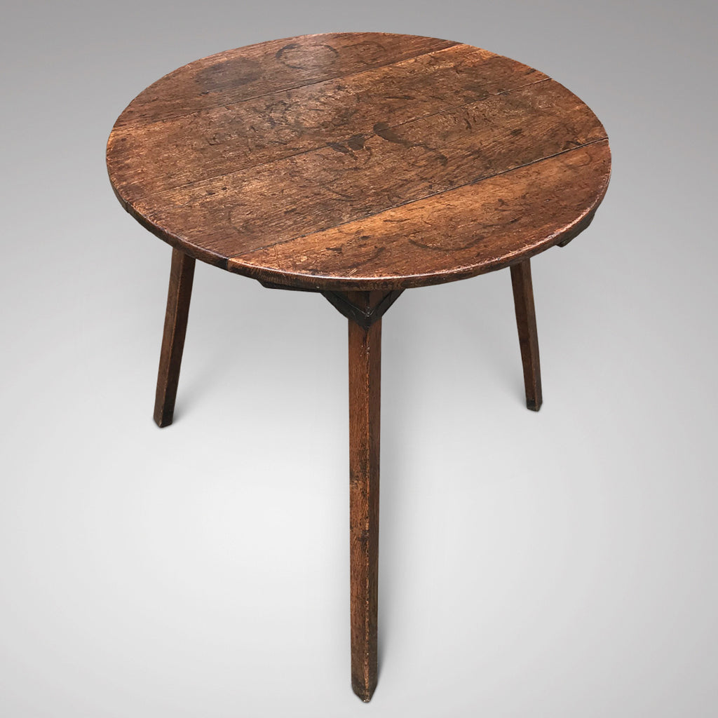 19th Century Oak Cricket Table - Main View - 2