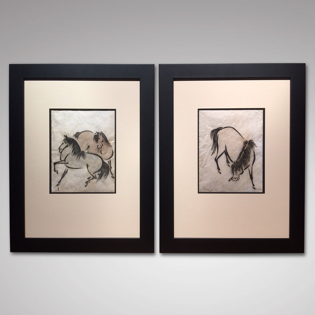 Pair of 18th Century Ooka Shumboku Prints -Main View- 1