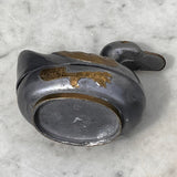 Pair of Late Qing Chinese Pewter Duck Boxes - Detail View - 3