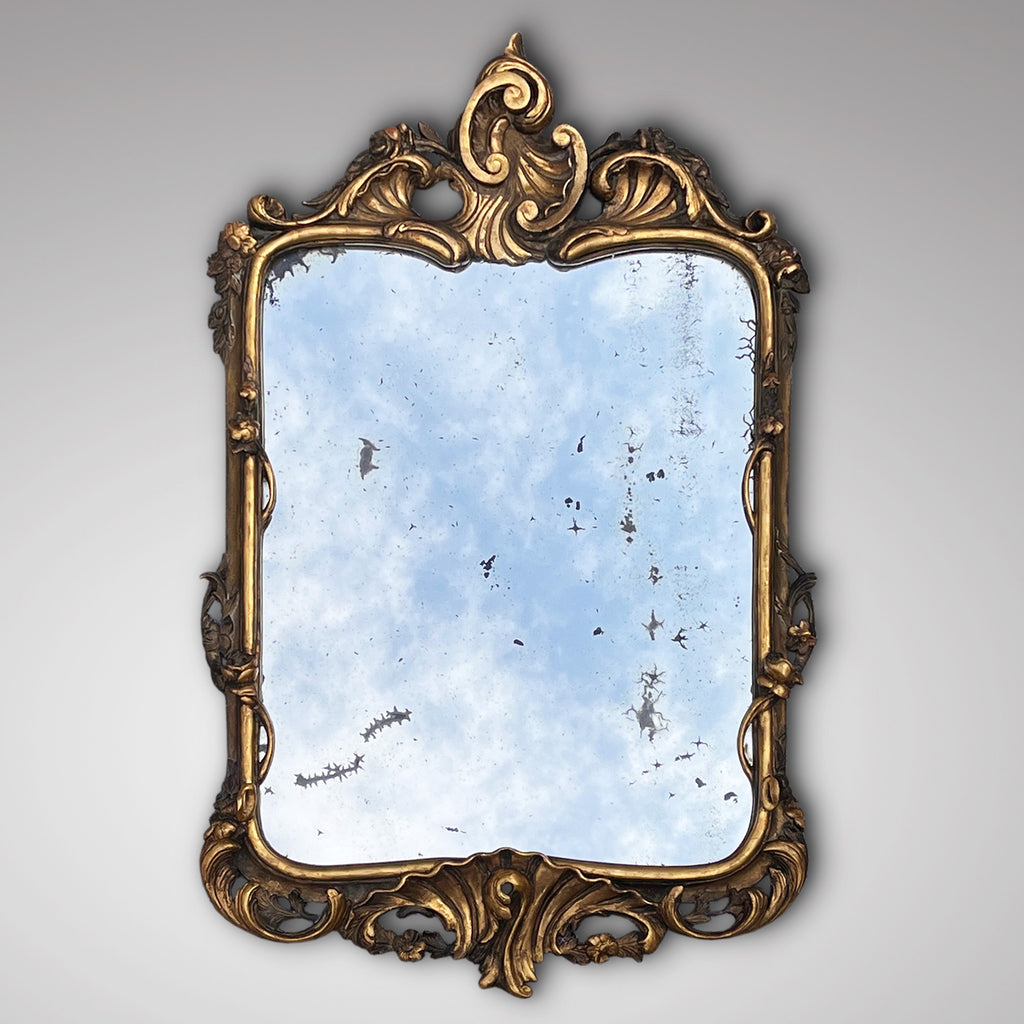 18th Century French Giltwood Mirror -Main View - 1