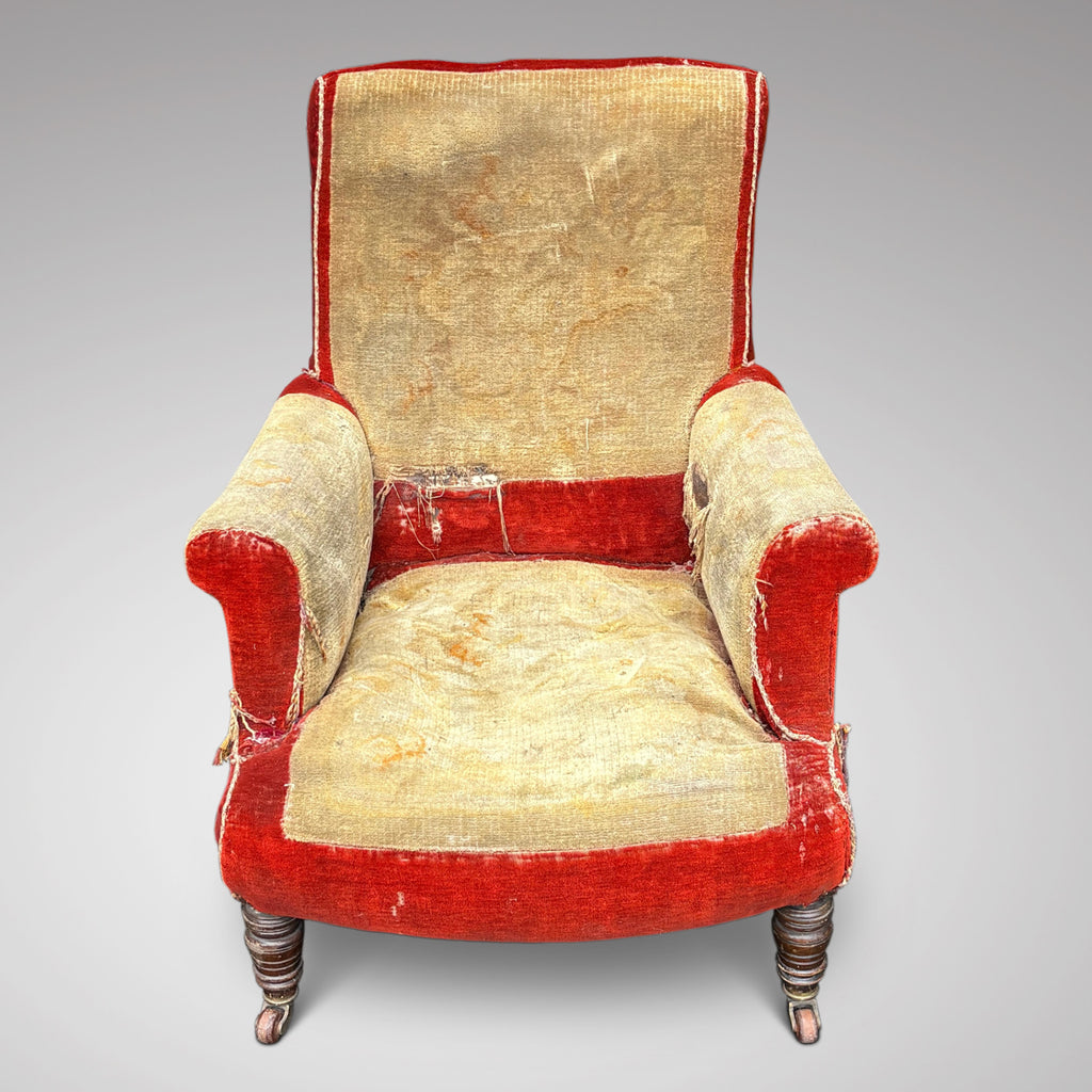 Antique Cornelius V Smith Armchair for Restoration