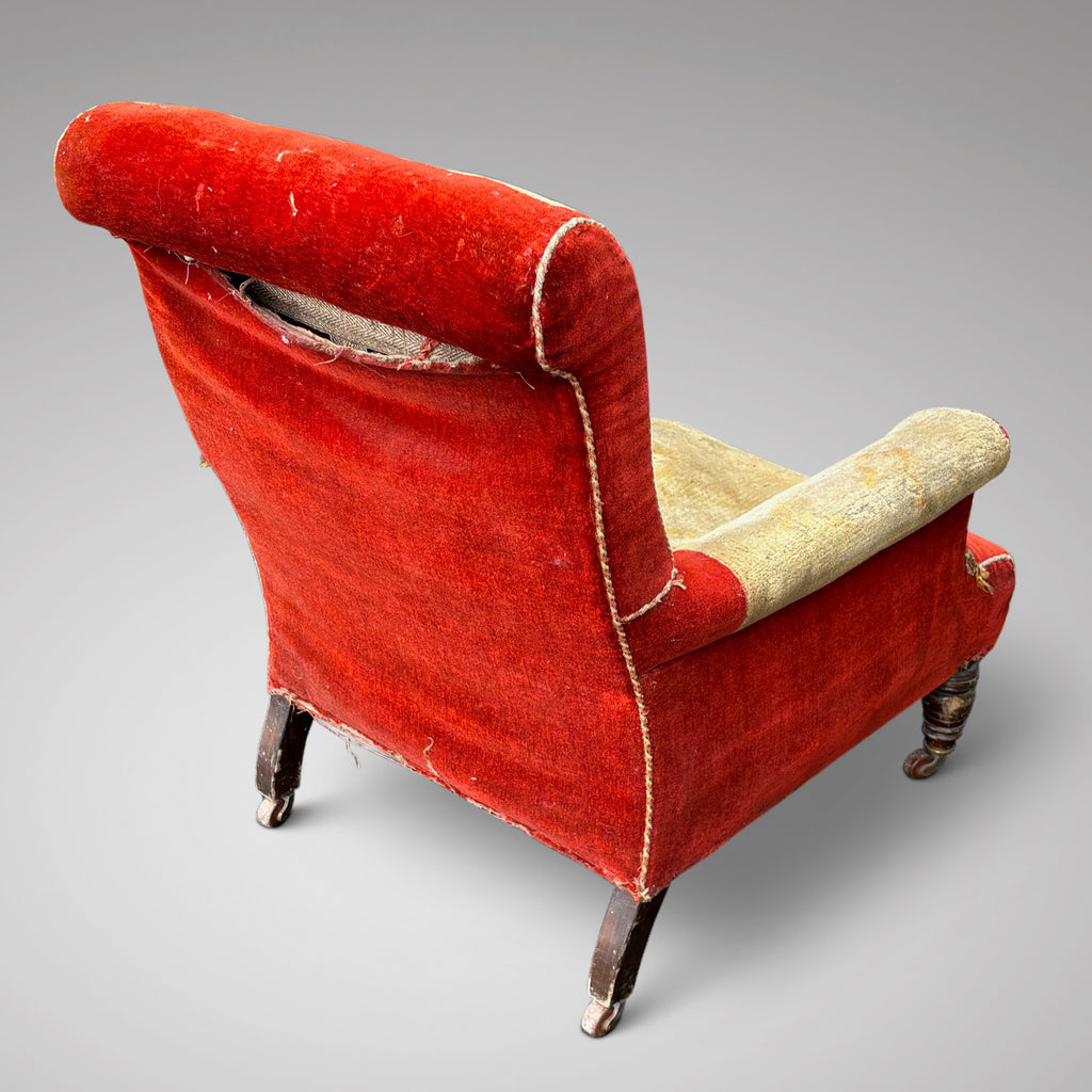 Antique Cornelius V Smith Armchair for Restoration