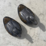 Pair of Late Qing Chinese Pewter Duck Boxes - Detail View - 5