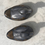 Pair of Late Qing Chinese Pewter Duck Boxes - Detail View - 4