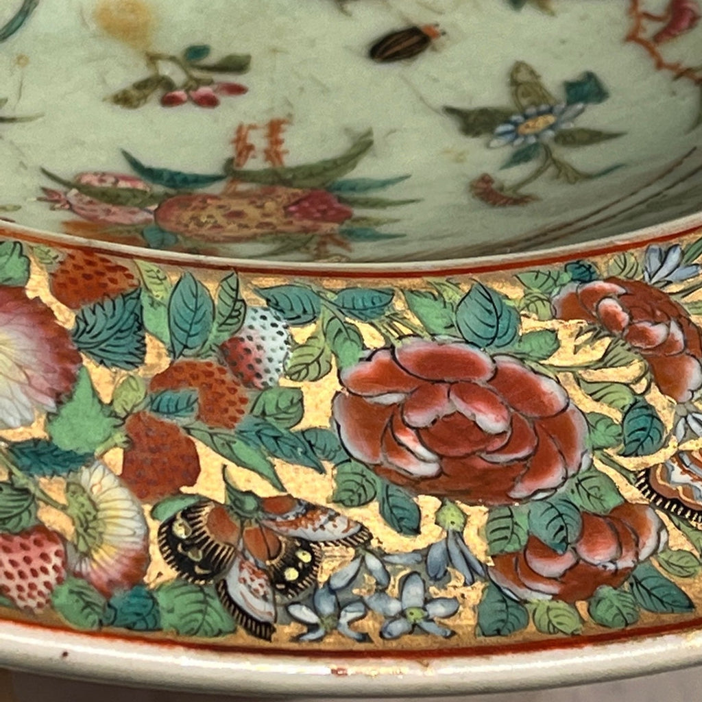 Large 19th Century Chinese Centre Bowl - Detail View - 5