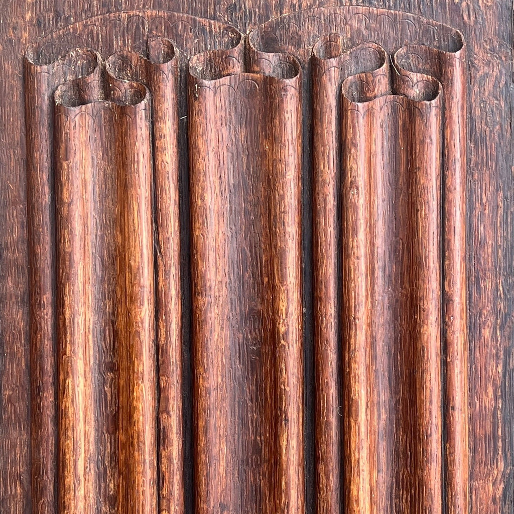 16th Century Oak Linenfold Panel - Detail View - 2