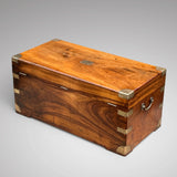 19th Century Camphor Wood Campaign Trunk - Back View - 4