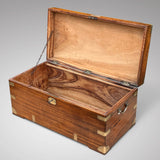 19th Century Camphor Wood Campaign Trunk - Inside View - 2