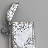 Antique Silver Vesta Case by Robert Pringle - Detail View - 3