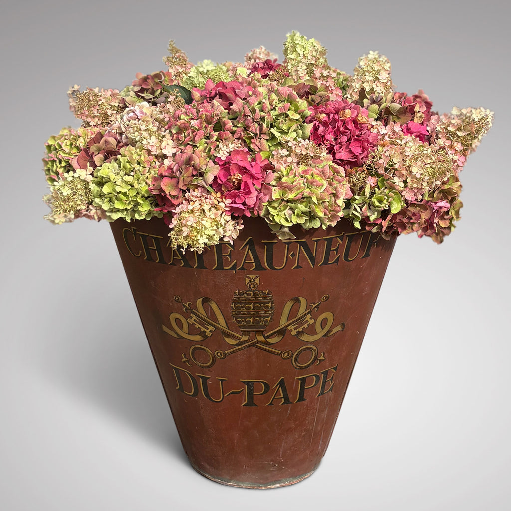 Antique French Grape Hod with Painted Decoration - Main View - 1