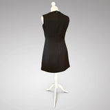 Original 1960's Op Art Mini Dress - Back View - 3