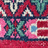 Striking Wool Hand Knotted Prayer Rug - Detail View - 3