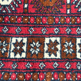 Stunning Old Hand Woven Wool Baluch Rug - Detail View - 3