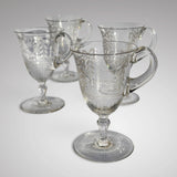 Set of 10 Victorian Glass Custard Cups - Main View- 2