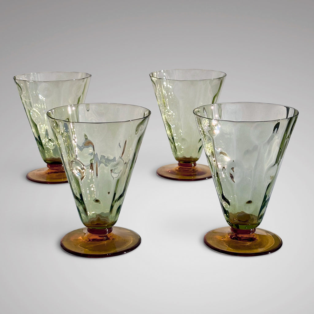 Four Vintage Margarita/Cocktail Glasses - Main View - 1