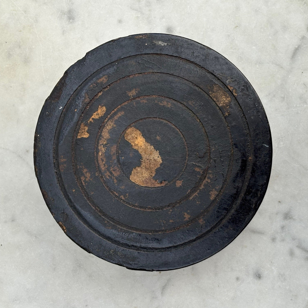 A Pair of Regency Papier Mache Wine Coasters