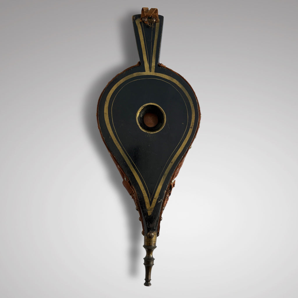 Pair of French Bellows with Chinoiserie Decoration - Back View - 2