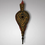 Pair of Antique Bellows with Shepherd Boy Decoration - Back View - 2