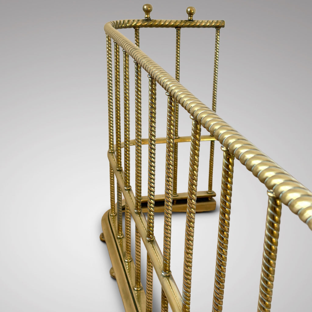 19th Century Brass Fire Guard - Detail View - 3