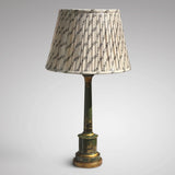Olive Green Toleware Table Lamp - Main View - 1