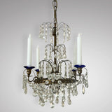 Antique Swedish Crystal Chandelier - Main View - 1