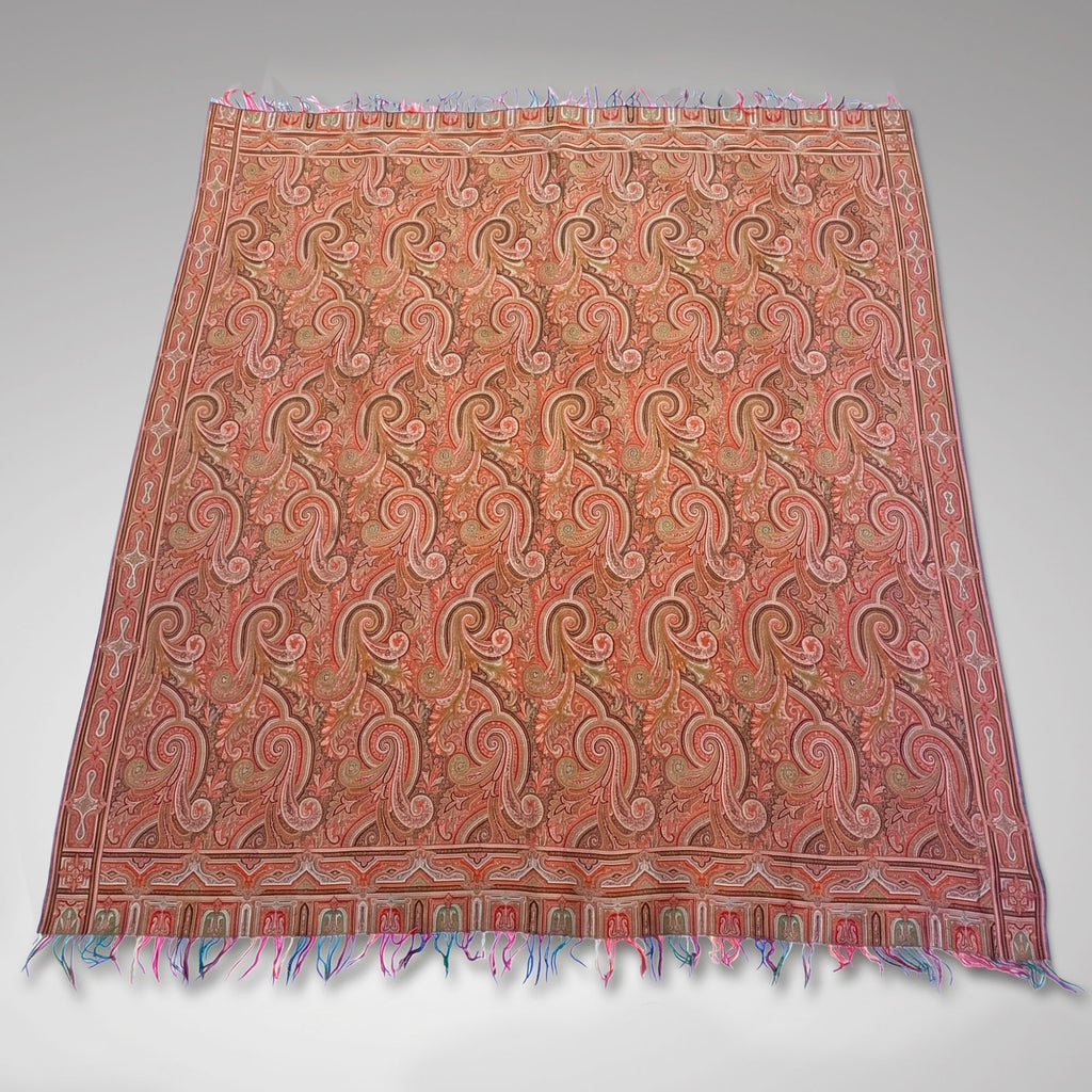 19th Century Paisley Woollen Shawl - Main View - 2