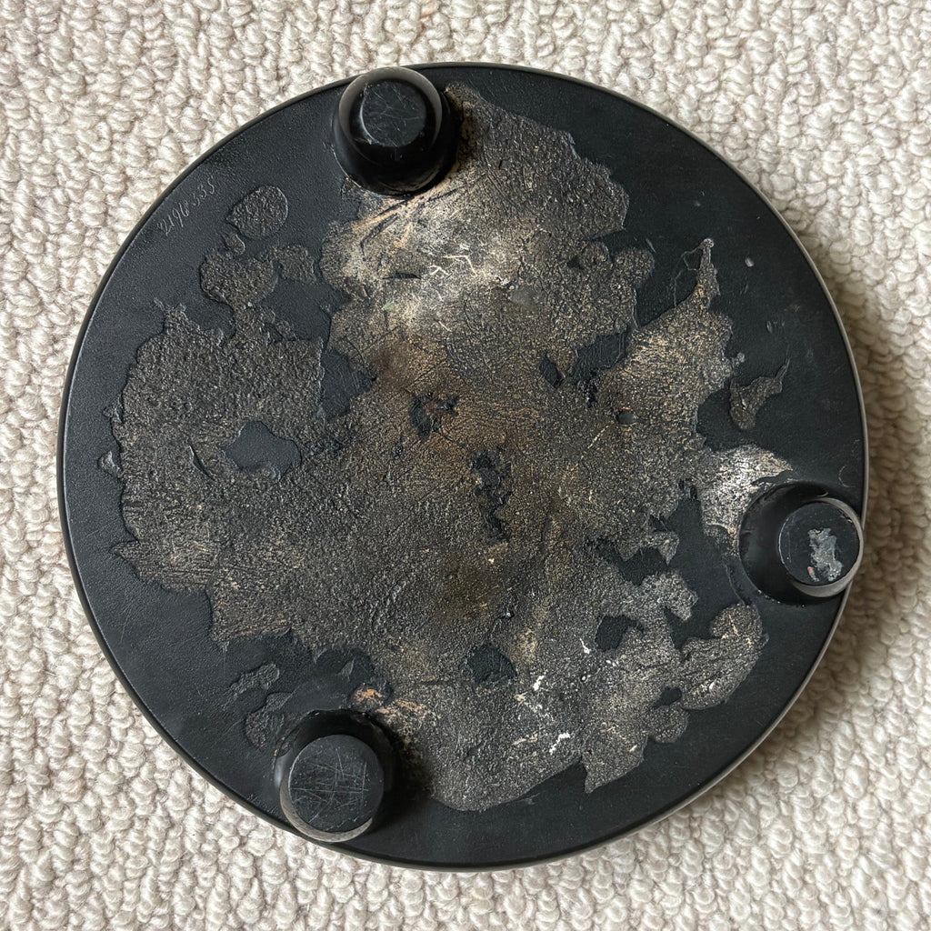 19th Century Ashford Marble Inkwell & Stand - Underside View - 3