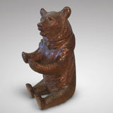 19th Century Black Forest Bear Inkwell - Main view of bear - 1
